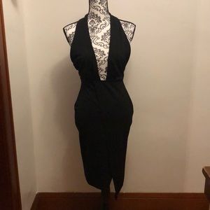 Halter Black Dress
